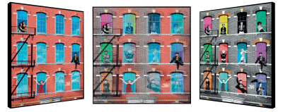 Celebrities in the window