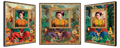 Frida dans son carde