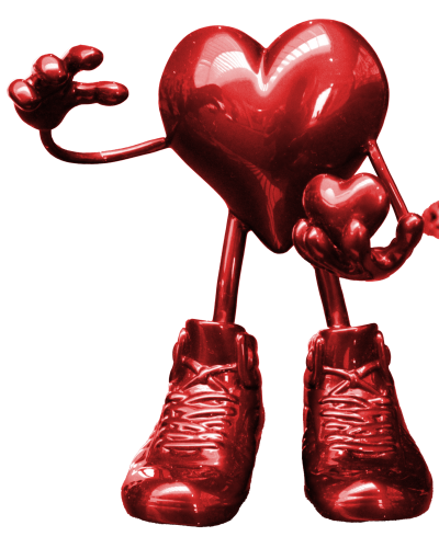 Little Modji heart - Bigfoot